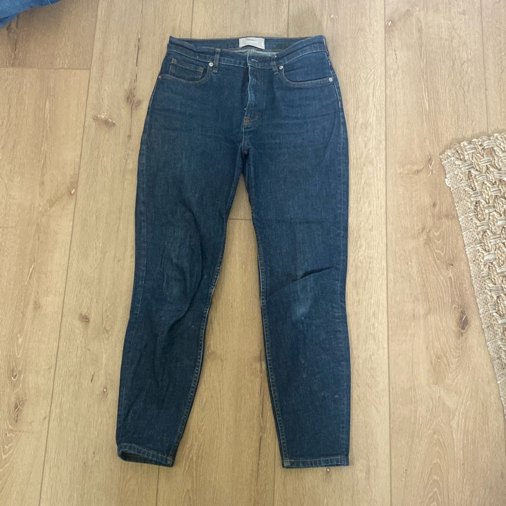 Everlane skinny jeans dark wash